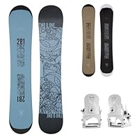 Amazon | スノーボード 2点セット メンズ 板 ボード ビンディング